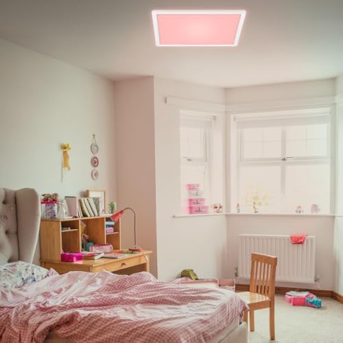 Plafonnier réglable avec télécommande et rétro-éclairage RGB LED - 7