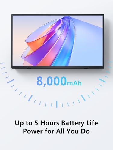 Image of Wireless Portable Monitor with Battery, Wireless Monitor for Laptop-15.6 inch 1080P FHD Travel Monitor for Laptop, Support AirPlay Miracast for Windows /Mac /Android /iOS