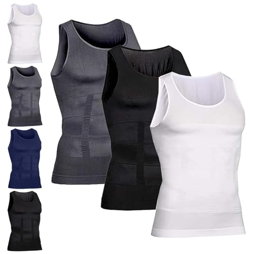Selure Shaping Tank Men 2.0, Selure Wear Compression Shirt, Breathable Shaper Vest for Men Build Perfect Body