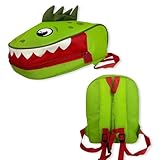 Mochila Escolar Infantil Maternal Dinossauro Unissex | Mochila de Costas para Creche, Pré-Escola e Passeio