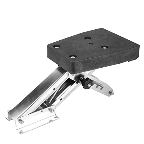 Asixxsix Boat Motor Bracket, 304 Stainless Steel Adjustable Outboard Engine Bracket 110 Lbs Load Bearing Heavy Duty Marine Boat Engine Support for 2 Stroke Motors