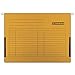 Produktbild DONAU 7420905-12 Hängetasche mit Leinenfröschen| Aus Recycling-Karton 230 GSM für DIN A4 Farbe: Orange | 5er Packung| auswechselbarem Blanko-Schildchen|