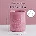 Mason Cash In the Meadow Utensil Holder 1.3 Litre Embossed Floral Design, Durable Stoneware – Ideal for Storing Kitchen Tools and Gadgets – Classic Kitchen Storage (H15 x Dia 12.5cm)