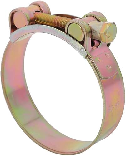 Miniatura 4 de Paquete de 4 abrazaderas de manguera de acero inoxidable con perno en T, abrazadera de tubo de alta resistencia, abrazadera de tubo ajustable,