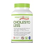 Healthology Cholesto-Less – Cholesterol Support Supplement with Plant Sterols, Red Yeast Rice & Ubiquinol CoQ10 – Helps Lower LDL & Support Heart Health – 60 Softgels – Non-GMO, Gluten-Free