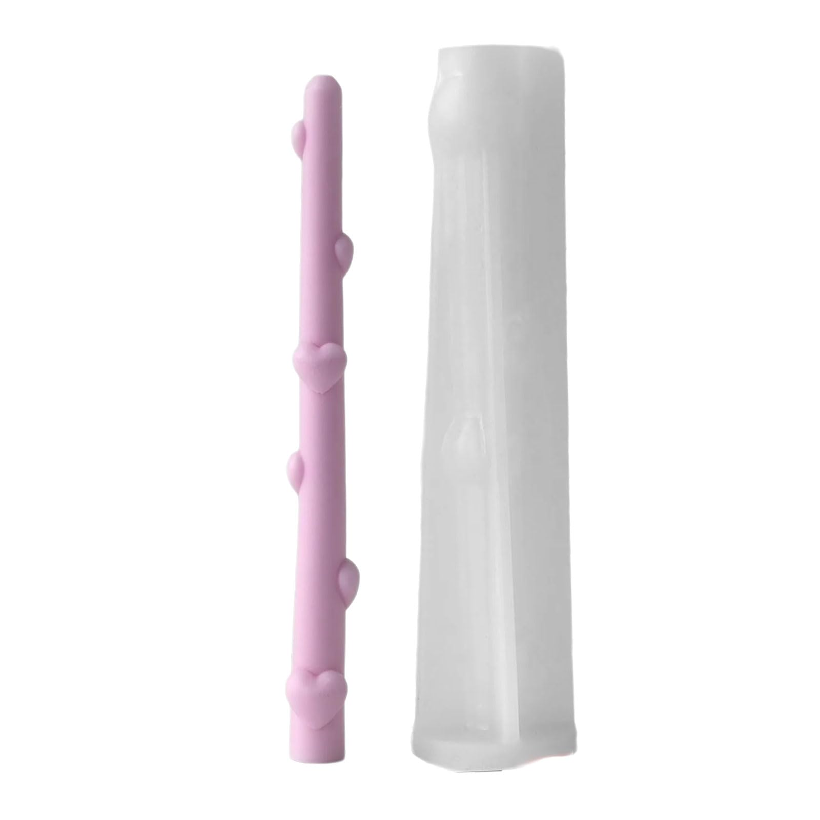 ZEPFJHE Shape Silicone for Long Featuring Realistic Designs Ideal for Craft and Home Decoration Projects Heart Shape Silicone for Long Featuring Realistic Designs Ideal