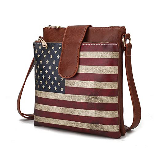 Image of MKF Collection Crossbody Bags for women, Vegan Leather Shoulder Bag Handbag Purse Adjustable strap, Messenger Bag by Mia K | Adjustable strap, Messenger