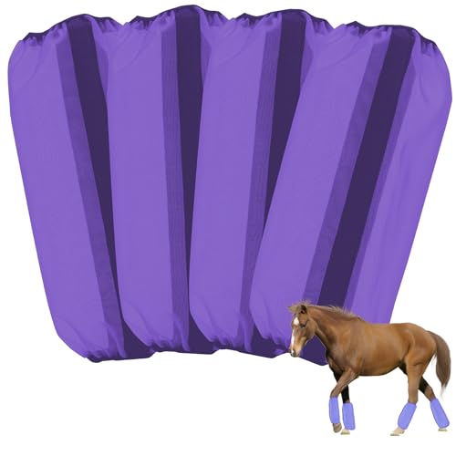 Best Boots for Pest Control: Top Picks & Reviews 15 Mesh Fly Boots Horse Fly Boots Mesh Fly Wraps Leg Guard for Horse Set of 4 (Purple)