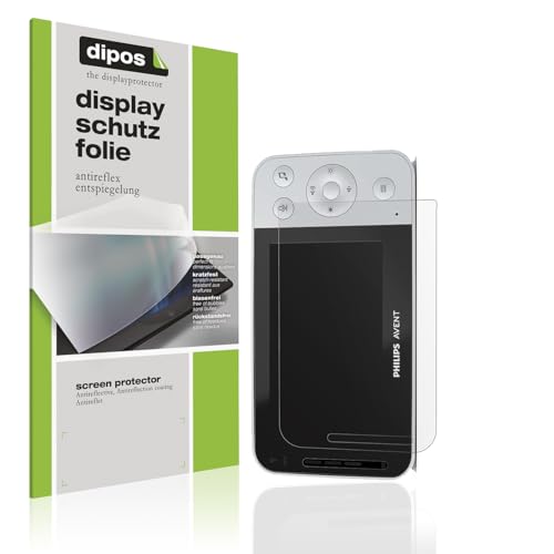 dipos I 2x Schutzfolie matt passend für Philips Avent SCD973 26 Folie Displayschutzfolie, Ultra-Dünn, Case-Friendly, Fingerprint-Kompatibel