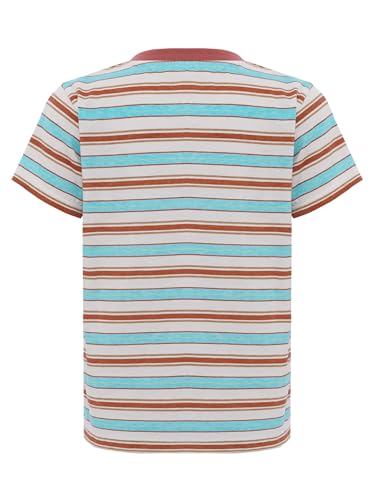 Hularka Kids Girls Boys Striped Shirts Casual Crew Neck Short Sleeve T-Shirt Summer Basic Tee Tops School Blouse4