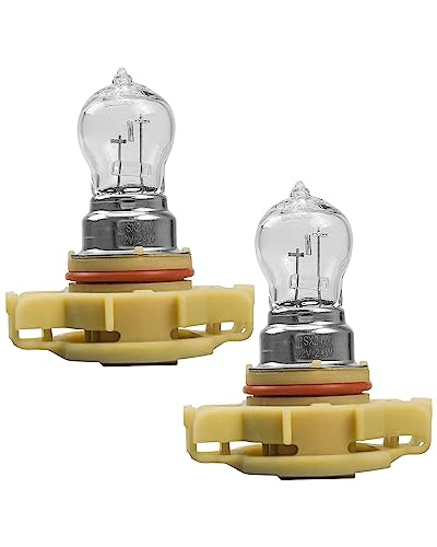 AUGREX 4300K PSX24W 2504 Fog Light Bulbs Halogen Headlight Bulb Daytime Running Lamps DRL Headlights DC12V 24W 2PACK