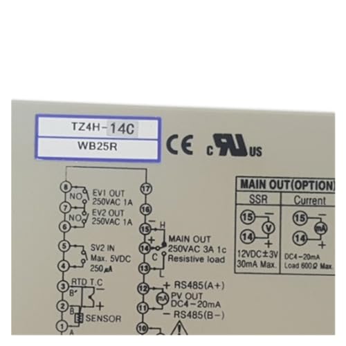 Controlador de temperatura TZ4H-14C con interruptor y módulo sensor térmico para control preciso 4