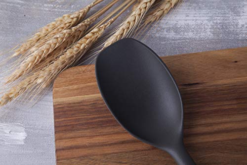 COOKDUO Steelcore BPA Free Nylon Cooking Spoon With Solid Steel Inner Core (Heat Resistant & Safe For Non-Stick Cookware)