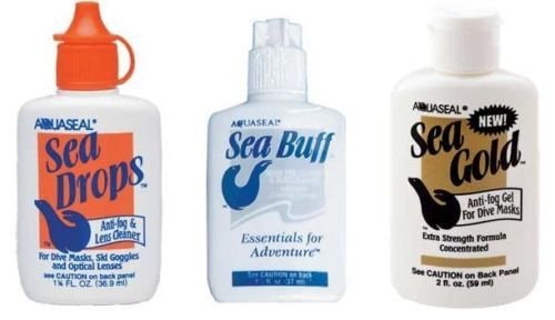 McNett Antibeschlagmittel-Set Sea Drops, Sea Gold, Sea Buff