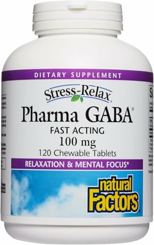 Natural Factors Pharma GABA - Dietary Supplement Supports Calm...