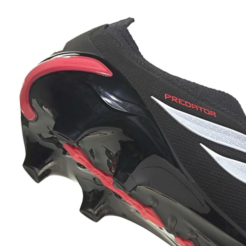 Image of adidas League Laceless Firm Ground Soccer Cleats - Red, White