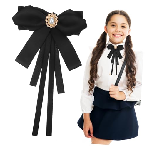 Ribbon Bow Tie for Women Bow Pins for Clothing for Women Fashion Soft Matte Fabric