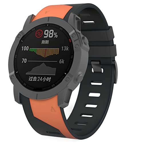 Correa de silicona de liberación rápida para Garmin Fenix 6 6X Pro 5X Easyfit Agate 3