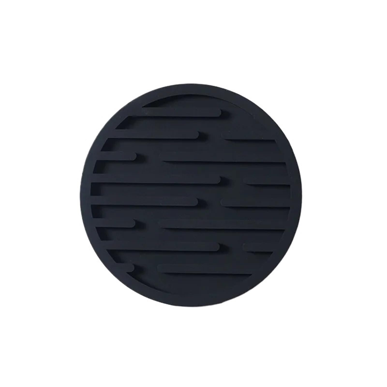 10Pcs 10cm Silicone Coasters Round Heat Resistant Rubber Tea Cup Mat Drink Coffee Mug Glass Beverage Holder Pad for Cap(Color1)