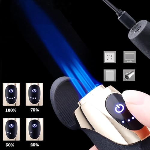 Encendedor de butano a prueba de viento con ignición por inducción miniatura 4