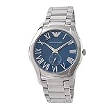 [エンポリオアルマーニ]EMPORIO ARMANI メンズ ヴァレンチ ブルー文字盤 シルバー ステンレス AR11085 腕時計 [並行輸入品]