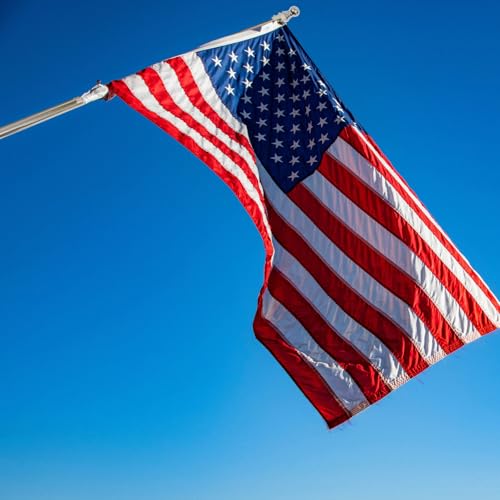 Mât de drapeau extérieur complet support rotatif et base aluminium