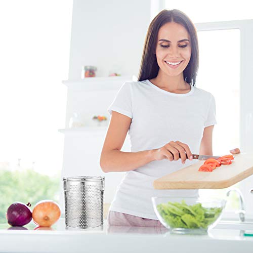 UPKOCH 1 Peças Reutilizáveis Filtro de Café Filtro Reutilizável de Aço Inoxidável (Prata)