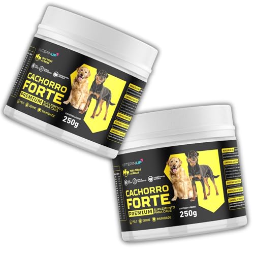 Kit 2 Potes Cachorro Forte Premium 500g | Suplemento Canino para ...