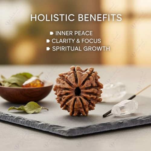 Image of Arihant Gems & Jewels 11 Mukhi Faced Rudraksha | Natural & Certified | Astrological Benefits | Positive Energy | Unisex for Men & Women (Nepali Rudraksha)