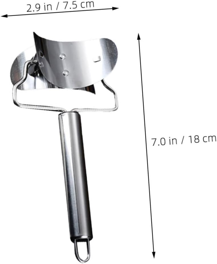 Stainless Steel Dumpling Skin Cutter Xmas 3pcs for Wonton Family Gatherings