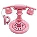 Produktbild LSLMCS Retro Telefon, Vintage-Tischtelefon Princess Classic Festnetztelefone Schnurgebundene Telefone Telefon for Privatanwender Küche Hotel Büro mit Knopf Nein Ankommende Anrufer-ID
