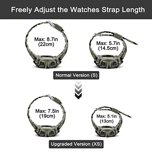 Image of Kids Watch,Boys Watch for 3-15 Year Old Boys,Digital Sport Outdoor Multifunctional Chronograph LED 50 M Waterproof Alarm Calendar Analog Watch for Children with Silicone Band,Kids Gift