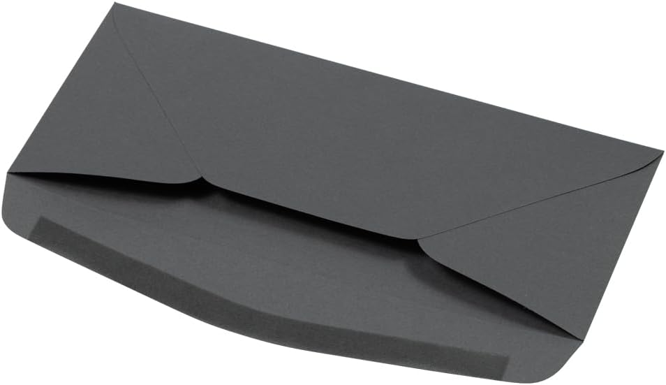JAM PAPER #10 Business Premium Envelopes - 4 1/8 x 9 1/2 - Dark Grey - Bulk 500/Box