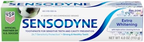 Sensodyne Extra Whitening Toothpaste for Sensitive Teeth, 4 Ounces