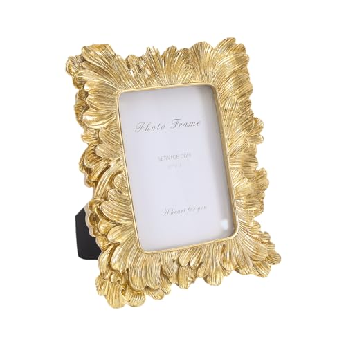 Image of 3x5 Gold Picture Frames, Picture Frame for Table Top Display and Wall Hanging Home Decor (Gold, 3.5x5 Inch)