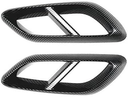 Spare Parts Car Tail Throat Decor Frame For Benz E W214 2024+ Exhaust Pipe Trim Cover Stickers(Carbon Fiber Pattern)