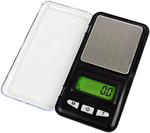 WiseField Digital Pocket Scale Jewelry Weight Compact Scale High Precision, Black (500g/0.1g)