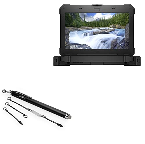BoxWave Stylus Pen Compatible with Dell Latitude 5420 Rugged - EverTouch Capacitive Stylus, Fiber Tip Capacitive Stylus Pen for Dell Latitude 5420 Rugged - Jet Black