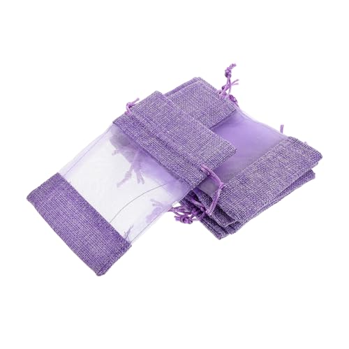 Bolsas de Saquitos Lavanda 10 piezas con cierre de cordón miniatura 1