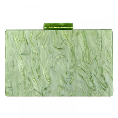 Image of Acrylic Handbags for Women Multicolor Perspex Geometric Purses Box Clutch Elegant Crossbody Bag for Lady Evening Banquet Prom