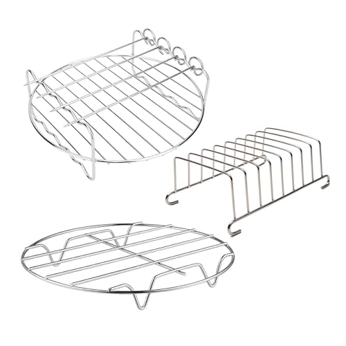xiongrida – Accessoires pour friteuse Air Fryer, lot de 3 grilles de cui