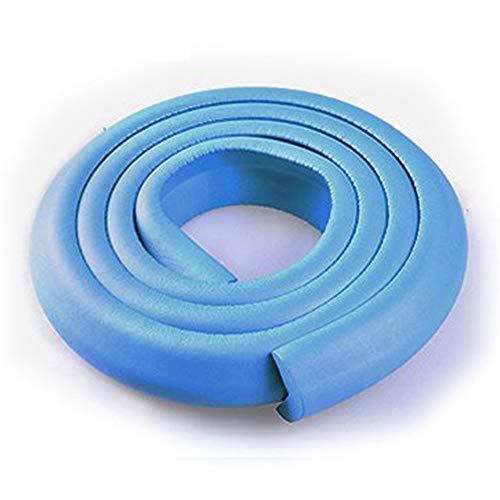 JMAHM 2 Sätze Eckenschutz und Kantenschutz Tischkantenschutz Stoßstangen Sätze Schaum Ecke Bett Schrank Gummi, Schützen Kind vor Verletzungen (Blau) Cover