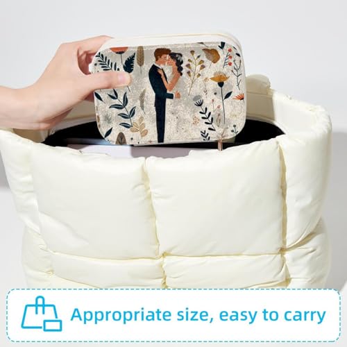 Boîte à bijoux portable compacte et organiseur de bijoux de voyage pour fille - 6