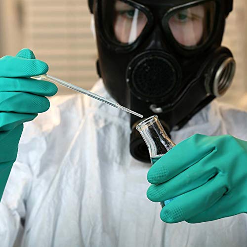 3Kamido Professionelle, lange Gummihandschuhe aus Nitril, für Küche, Bad, Werkstatt, Labor, Industrie, Reinigung, Besten Schutz gegen Keime, Benzin, Öle und Haushaltschemikalien (24, 8 "M) – Bild 6