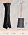 Pyramid Patio Heater, Outdoor Heater 48,000 BTU with Wheels & Weather-Resistant Cover, Triple Protection System for Large Spaces (Commercial Patio, Rooftop, Event) (1 heater)