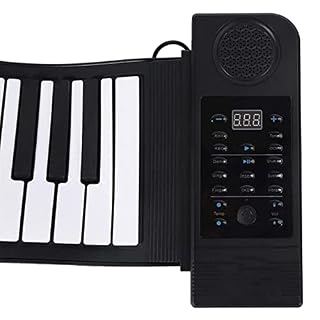 TSTS Piano électrique Pliable Panorable Électronique Flexible Electronic 61Key Piano Electronic Hand Roll Piano avec… - Les Beatles, Paul McCartney, John Lennon, RIngo Starr, George Harrison TSTS Piano électrique Pliable Panorable Électronique Flexible Electronic 61Key Piano Electronic Hand Roll Piano avec… – Image 4