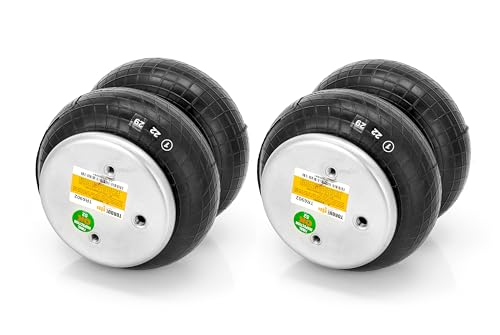 2 PCS TORQUE Double Convoluted Air Spring Bag Replacement For Firestone 6902, W01-358-6902, Hendrickson 2630 (2 x TR6902_01_)