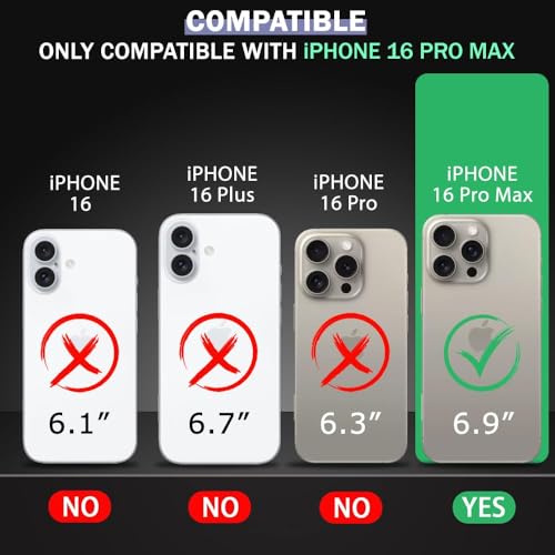 Image of Back Cover Case + Screen Protector for Apple iPhone 16 Pro Max | Mag-Safe Compatible | Transparent Phone Back Cover Case for i Phone 16Pro Max | i Phone 16 ProMax TPU Transparent Case