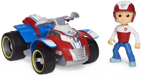 Motorcycle Toy Quad and Ryder Figure – Rescue Quad with Ryder Paw Patrol Figure – 6069067 – Toys for Children 3 Years +