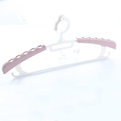 RAZZUM Colgador grande ajustable para niños perchas antideslizantes que ahorran espacio perchas ligeras para ropa abrigos camisas perchas de tela